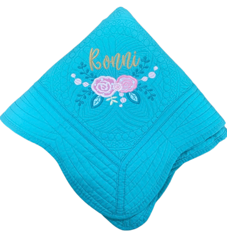 Ronni Floral Baby Quilt