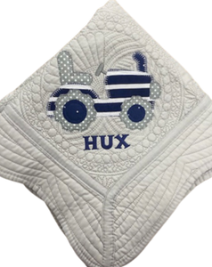 Hux Tractor Baby Quilt