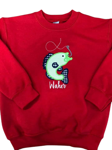 Fish/Name Children’s Sweatshirt