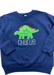 Dinosaur/Name Children’s Sweatshirt