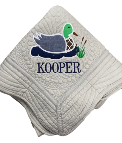 Kooper Duck Baby Quilt