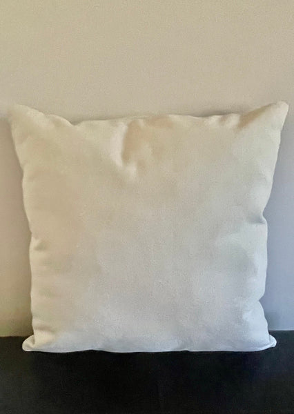 Split Initial Decorative Throw Pillow