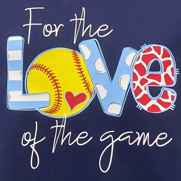 Love of Softball Short Sleeve Shirt
