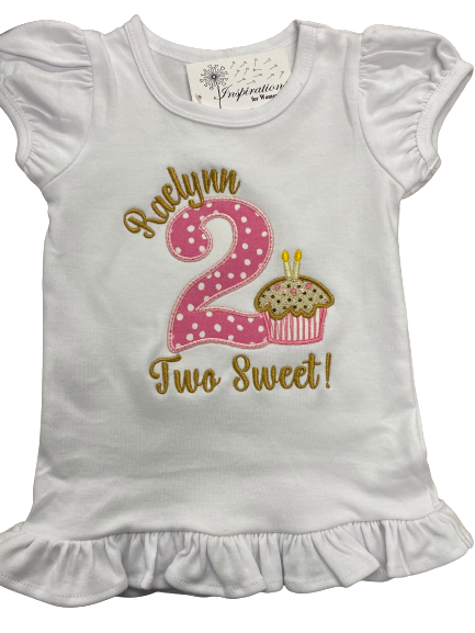 Raelynn Two Sweet Children’s Short Sleeve Shirt