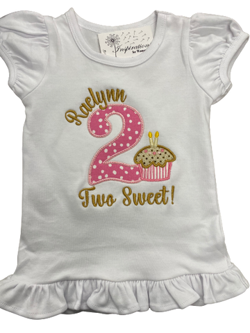 Raelynn Two Sweet Children’s Short Sleeve Shirt