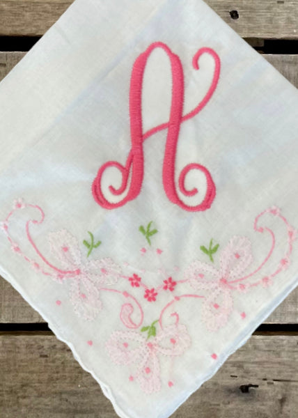 Filigree Linen Handkerchief