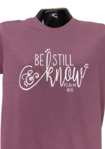 Be Still And Know Short Sleeve Shirt