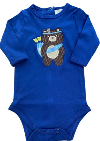 Bear/Arrow Long Sleeve Baby Onesie