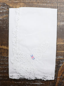 Linen & Lace Handkerchief