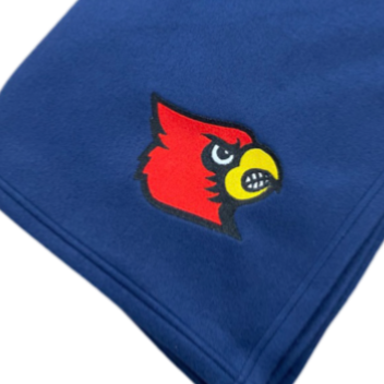 Cardinal Mascot Gildan Fleece Blanket