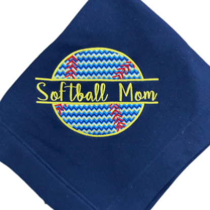 Split Sports Ball Nickname Gildan Fleece Blanket