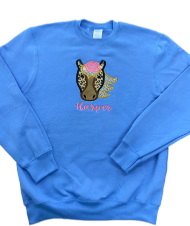 Horse/Name Children’s Sweatshirt