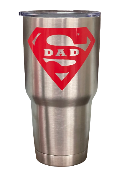 Super Dad Steel Mug