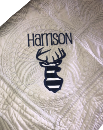 Harrison/Deer Name Baby Quilt