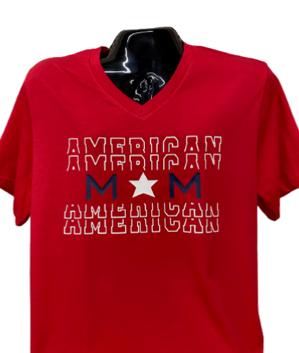 American Mom Short Sleeve Shirt