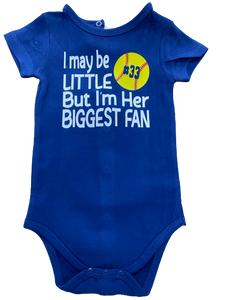 Biggest Fan Baby Short Sleeve Onesie