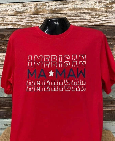 American Mamaw Short Sleeve Shirt