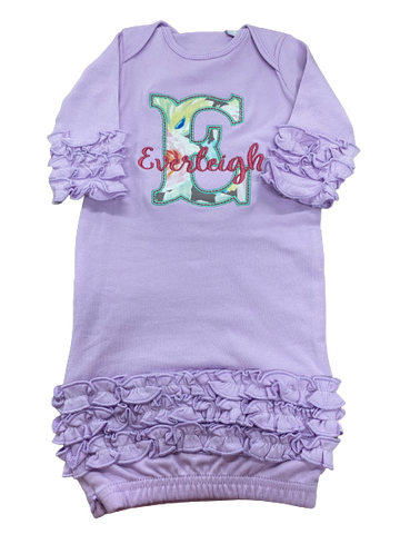 Everleigh Ruffle Baby Gown