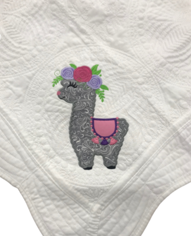 Llama Baby Quilt