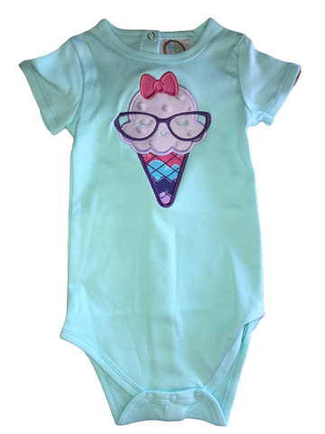 Ice Cream Cone Baby Onesie