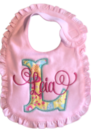 Leia Ruffle Baby Bib